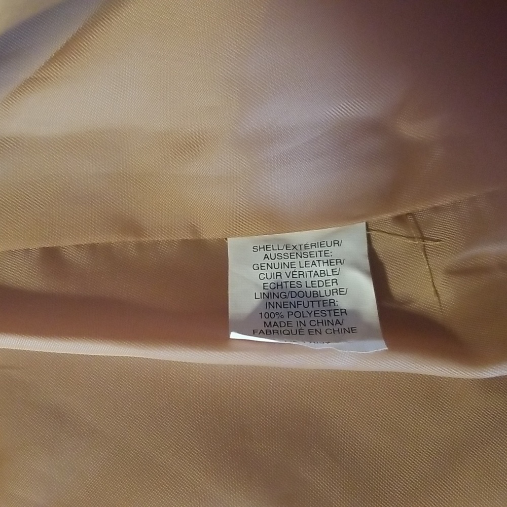 GAP Women's Camel Leather Jacket And Made In Canada Vintage Leather Cowboy boots - Picture 5 of 10
